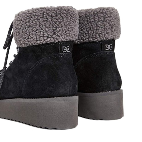 Sam Edelman Women's Franc combat Moto Lace Boots SZ 8.5 - Picture 1 of 8